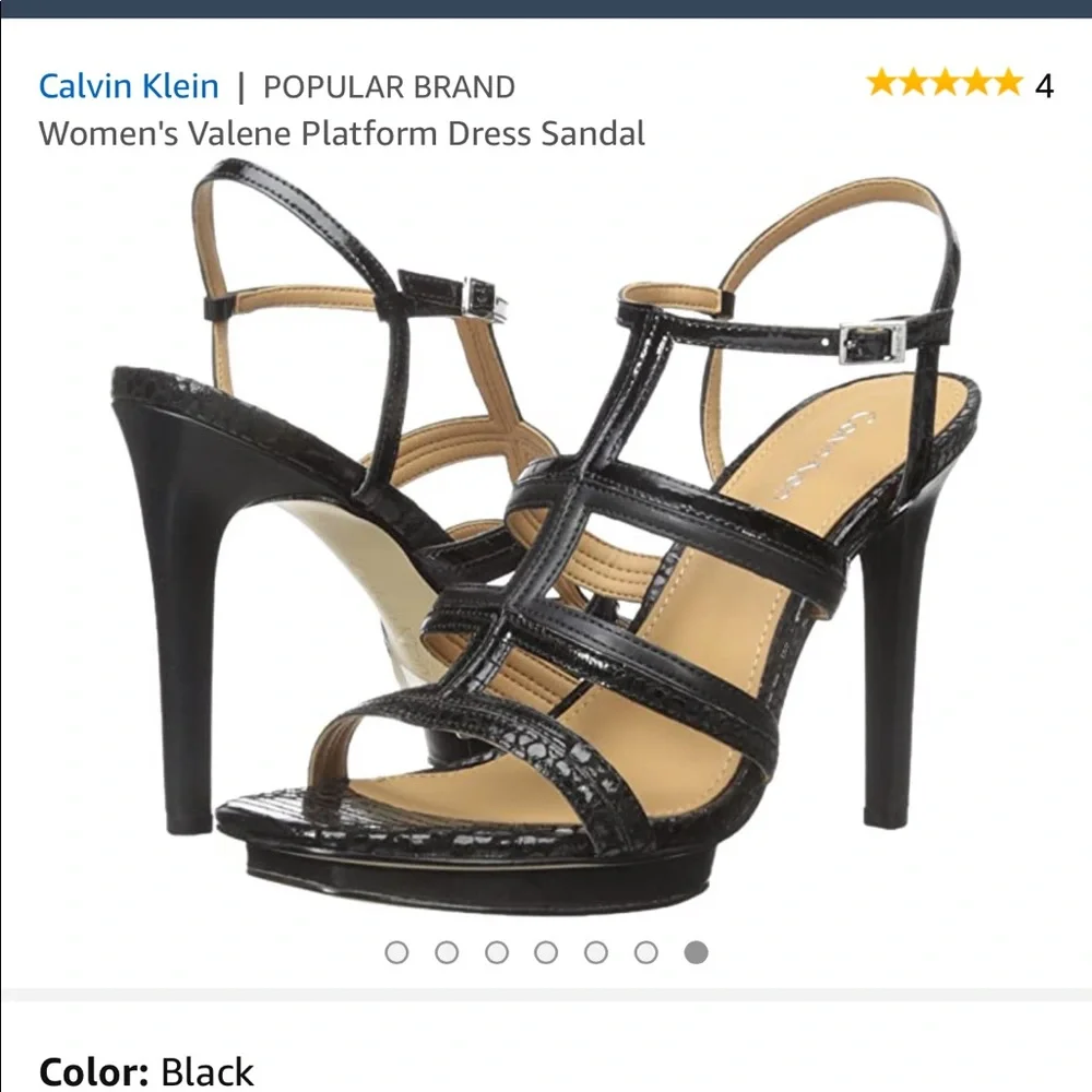 Calvin Klein new  Valene Platform Dress Sandal